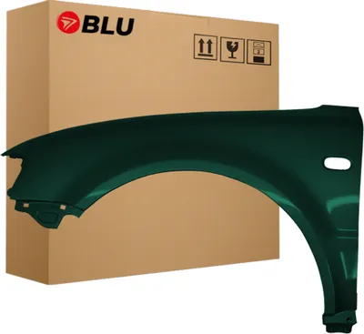 Immagine prodotto di BLU Parafango compatibile con VW Volkswagen Passat B5 LC6N Sinistra Grün RoyalGrün | 1996-2000 | Anteriore | Verniciato | Pronto per il montaggio | Acciaio