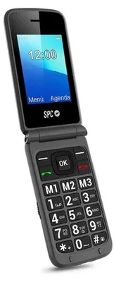 Produktbild von SPC Stella 2, Klappgehäuse, Dual-SIM, 6,1 cm (2.4"), 0,08 MP, 800 mAh, Grau