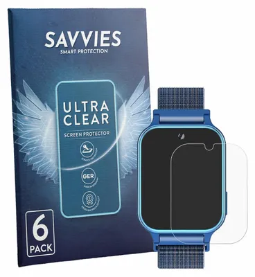 Produktbild von 6x Für Pthtechus LT37 1.85" Schutzfolie Savvies Displayschutz Display Schutz Folie Klar Transparent