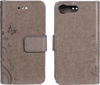 Produktbild von Schutz Hülle Blumen für Handy Sony Xperia X Compact Grau
