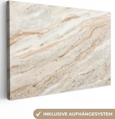 Produktbild von OneMillionCanvasses® - Leinwandbilder - 150x100 cm, Marmor - Steine - Quarz - Textur, Wandbilder Kunstdruck Wanddekoration