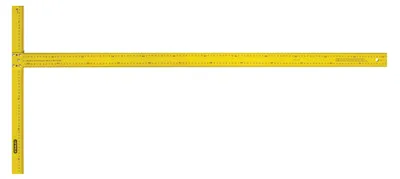 Productafbeelding van Stanley STHT1-05894, T-vierkant, geel, metaal, inch, millimeter, 1/8 inch, 122 cm