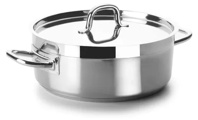 Zdjęcie produktu dla LACOR 54028S Garnek do smażenia bez pokrywki średnica 28 cm Chef Luxe