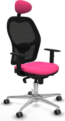Image de Chaise de bureau avec appui-tête Jorquera Piqueras y Crespo 1D086G1 Rosa