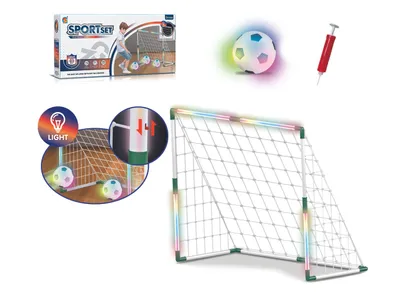 Image de Wiky Set de football avec effets de lumière 88 x 68 cm