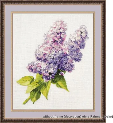 Zdjęcie produktu dla Zestaw do haftu krzyżykowego "Gałązka bzu", 32x27cm