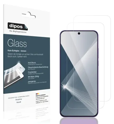 Immagine prodotto di 2x Pellicola Protettiva per Realme Neo8 Protezione Vetro Flessibile 9H dipos