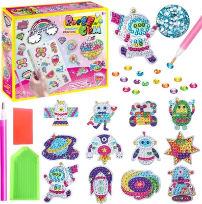 Produktbild von Diamant-Stickerei-Kreativ-Set, Diamant-Malerei, Perlen, Mosaik, 5D