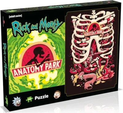 Immagine prodotto di Puzzle di Rick e Morty "Anatomy Park" (1000 pezzi)