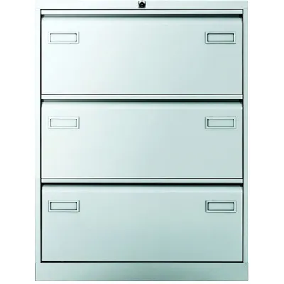 Produktbild von BISLEY Hängeregistraturschrank Maße: 80 x 101,6 x 62,2 cm (B x H x T) Werkstoff: Stahl Farbe: lichtgrau