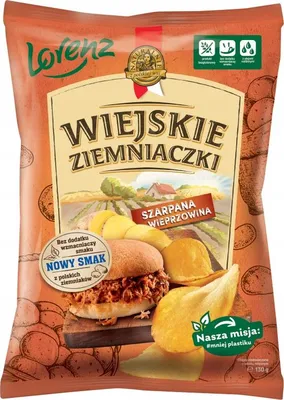 Zdjęcie produktu dla WIEJSKIE ZIEMNIACZKI Szarpana Wieprzowina 130g
