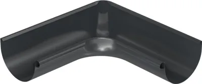 Produktbild von BRYZA Innen-Rinnenwinkel verzinkt Ø 150 mm, Anthrazit RAL 7021