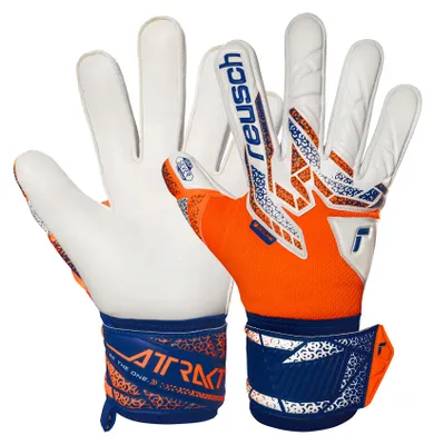 Obrázok produktu pre Brankárske rukavice Reusch Attrakt Silver s technológiou Expanse Cut, model 2500, farba: oranžová/modrá, veľkosť: 10
