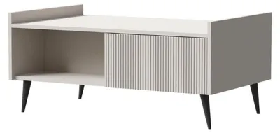 Produktbild von Furniture24 Couchtisch Ademo 9 Wohnzimmertisch 100 X 45 X 60 Cm Sofatisch mit Klappe Kaschmir