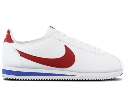 Produktbild von Nike Classic Cortez Leather Herren Schuhe Weiß-Rot 749571-154 , Größe: EU 46 US 12