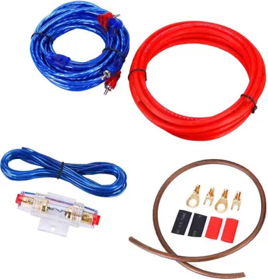 Image de Kit de câbles pour amplificateurs automobiles Set de connexion Amplificateur de puissance Câble de connexion