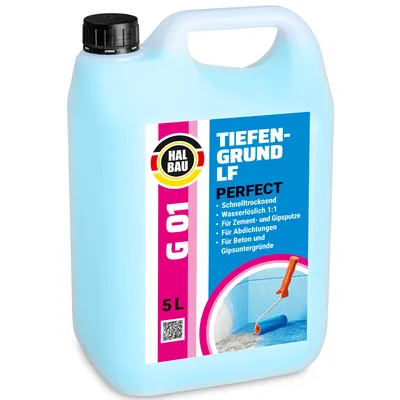 Produktbild von Tiefengrund LF Perfect 5L Grundierung Schnell Trocknend Decke Wand Innen Außen G01