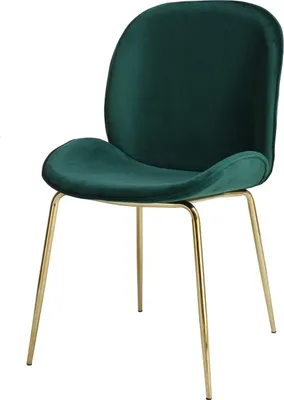 Produktbild von Stuhl Charlize 100 2er-Set Grün / Messing
