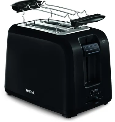 Produktbild von Tefal TT1A28, 2 Scheibe(n), Schwarz, Tasten, 800 W