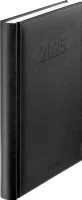 Produktbild von herlitz Buchkalender Cheftimer 2025 A5 schwarz