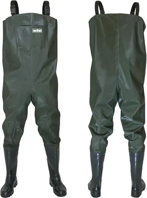 Produktbild von Wathose Angler Teich Fischer Hose Watstiefel Watthose Gummi mit Stiefel Gr 41-47