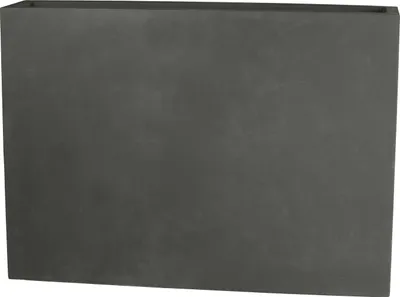 Produktbild von Dehner Pflanzkasten, rechteckig, mit Bodenloch, Außenmaße 85 x 118 x 26 cm, Innenmaße 80.5 x 110 x 18 cm, Fiberglas, grau