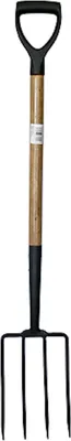 Produktbild von PROREGAL Dunggabel Mistgabel Mistforke Heugabel Streugabel mit D-Griff aus Holz