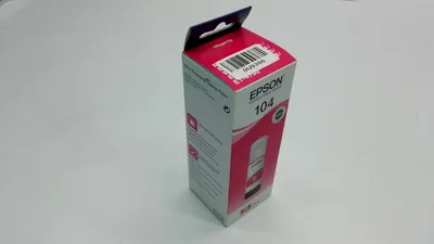 Produktbild von Epson 104 EcoTank Magenta ink bottle, Magenta, Epson, EcoTank ET-4700 EcoTank ET-2726 EcoTank ET-2720 EcoTank ET-2715 EcoTank ET-2714 EcoTank ET-2712..., 65 ml, Tintenstrahl, Mehrfarbig