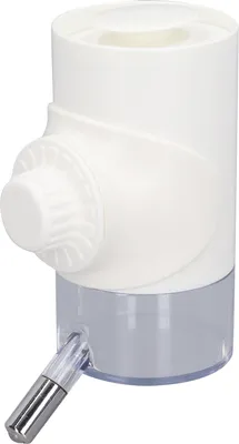Obrázek produktu pro Dávkovač vody do klece pro psy zavěšený na automatické krmení pro domácí mazlíčky Pearl White