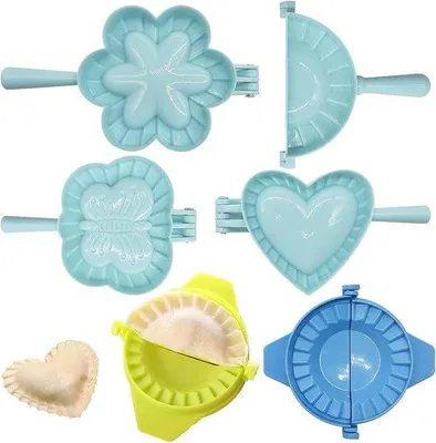 Produktbild von Famanu Dumpling Maker Multifunktionale Teigtaschenform - 6-teilig