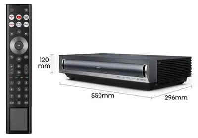 Obrázok produktu pre Hisense PX3, 2800 ANSI lumen, UHD 4K (3840x2160), 3000:1, 16:9, 2032 - 3810 mm (80 - 150"), Laser