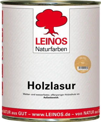 Produktbild von Wetterfeste Holzlasur für Außen 022 Pinie 0,75 Liter - offenporiger Holzschutz mit Filmschutz gegen Pilzbefall - für Fenster, Türen, Zäune & Pergolen - wasserabweisend, lasierend