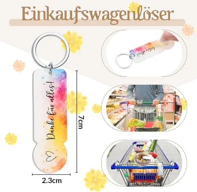 20 Stück Acryl Schlüsselanhänger mit, Hauptbild