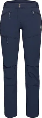 Produktbild von Taiss SO Pants Women - Strapazierfähige Softshellhose für die Berge - Mammut, Farbe:marine, Größe:34
