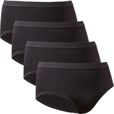 Produktbild von Con-ta Damen-Taillenslip 4er-Pack schwarz 44