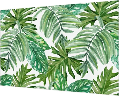 Zdjęcie produktu dla Tapeta ścienna – tapeta dekoracyjna do salonu – folia tapetowa do dekoracji ścian – 152 x 104 cm – egzotyczne liście