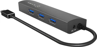 Immagine prodotto di Icy Box ICY BOX IB-HUB1406-C USB 3.2 Gen 1 (3.1 Gen 1) Tipo-C Antracite