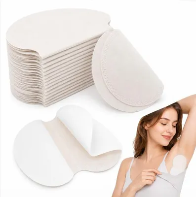 Produktbild von 80 selbstklebende Achselpads, zuschneidbare Schweißpads für Damen und Herren, unsichtbarer Achselschutz,saugstark, atmungsaktiv und angenehm zu tragen