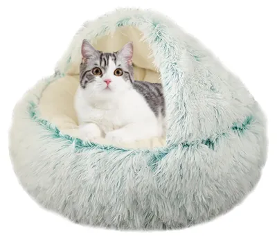 Produktbild von Donut-Kuschelbett für Katzen und Hunde