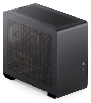 Produktbild von Jonsbo U4 Mini, Mini Tower, PC, Schwarz, ITX, Mini-ATX, Netz, Stahl, Gaming