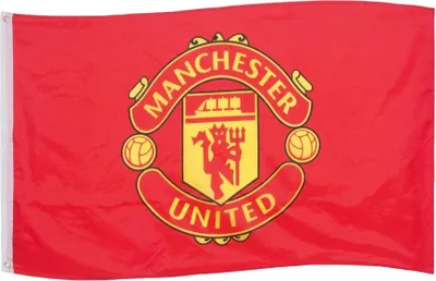 Produktbild von Manchester United FC - Wappen Fahne GF1135 (Einheitsgröße) (Rot)