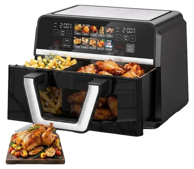 Produktbild von Heißluftfritteuse, Digitale Steuerung, Vielseitige Kochmöglichkeiten, 10L