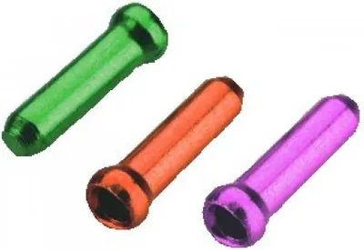 Produktbild von Jagwire Zugendhülsen 1,8 mm 3-Farben-Mix - Endhülsen für Schalt- und Bremsinn...
