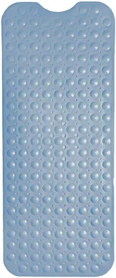 Imagen del producto de Alfombrilla Bañera Antideslizante de Ducha - Azul claro 100x40 rectangular 0434005