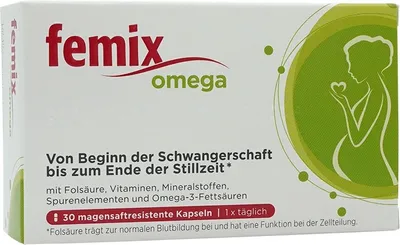Produktbild von Femix Omega Kapseln Schwangerschaft & Stillzeit, 30 St. Kapseln