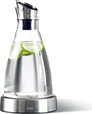 Obrázek produktu pro EMSA 505219, Karafa, 1 l, Nerezová ocel, Průhledná, Sklo, 4 h, Flow