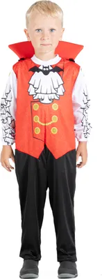 Immagine prodotto di Costume da vampiro bambino costume di carnevale in maschera bambino (taglia 2-3 anni) con mantello