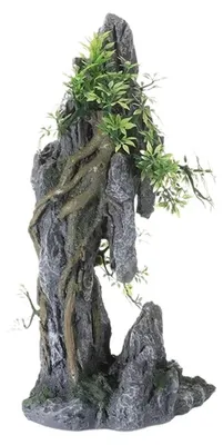 Imagen del producto de Jardín rocoso decorativo para acuario con plantas acuáticas