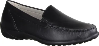 Produktbild von Waldläufer Kläre 640004-001 Damenschuhe, Slipper, Mokassin, Leder, Schwarz - Damenschuhe Bequeme Ballerina / Slipper, Schwarz, leder (memphis), absatzhöhe: 10 mm