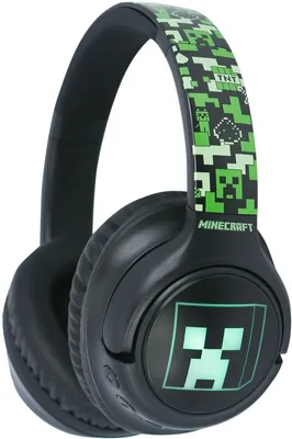 Obrázok produktu pre OTL Technologies Minecraft LED Wireless Black Slúchadlá pre deti